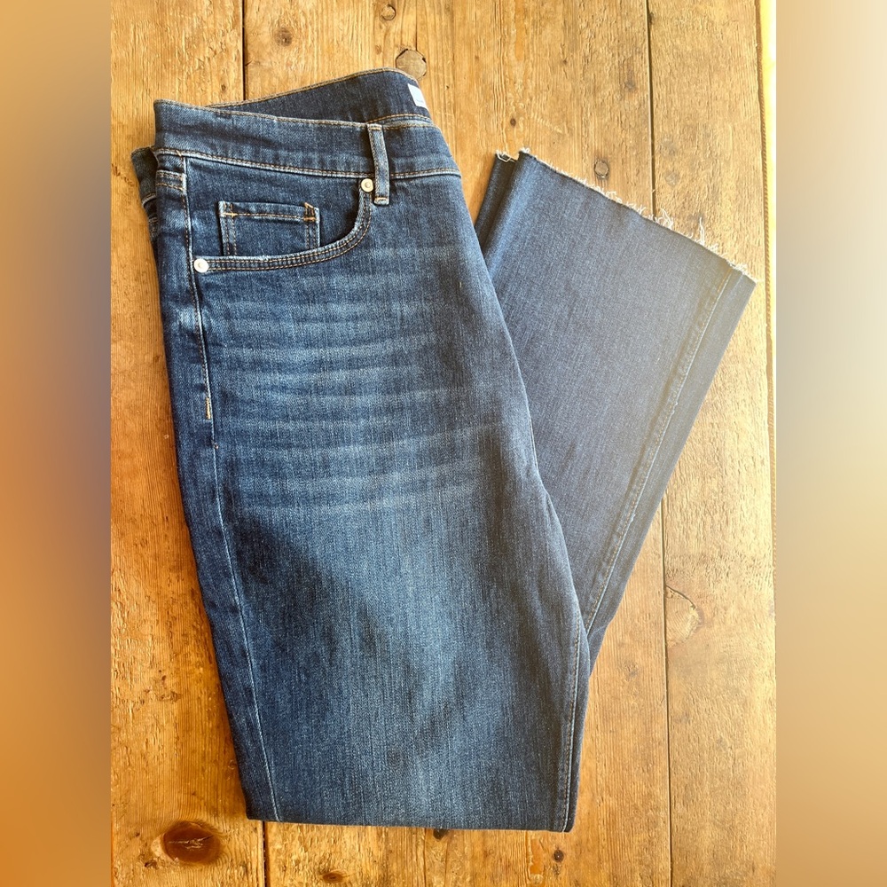 NEW LOFT The Kick Crop High-Rise Jeans 31 Tall - Picture 2 of 2